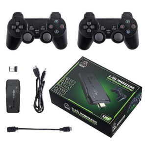 Dual Players 2.4G Wireless Controller Gamepad TV Video Game Stick | 64 GB Card Included