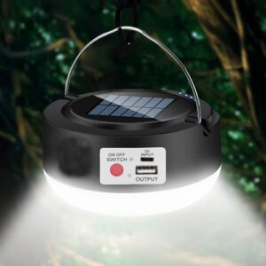 Solar Camping Portable Tent Led Bulb | Rechargeable Outdoor Work Light | Emergency Power for Camping, Hiking and Fishing