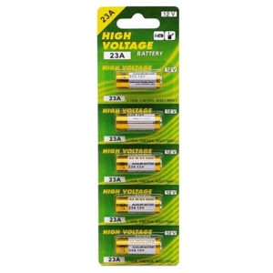 12v 23A Alkaline Battery Cylindrical for Remote Control | Toply 23A 12V High Voltage Alkaline Battery - Pack of 5