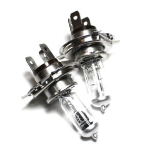 12v H4 100/90w Clear Halogen Headlight Headlamp Car Bulbs - Pair