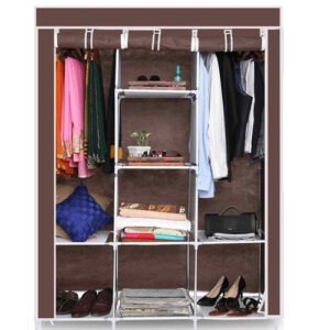 Afrihome Choice Wardrobe (Model: BS-7932) | Size: 130 x 45 x 168 (±2cm)