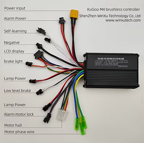 36v - 48v 500W Brushless Motor Sine Wave Universal Controller TF-100 TF100 LCD Display Throttle Kit for Electric Scooter - Image 2