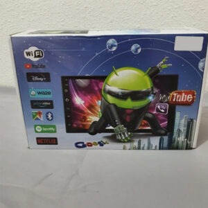 7-inch Android Car Multimedia Player featuring touchscreen controls, GPS navigation, and Wi-Fi connectivity.