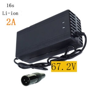 16S Li-ion Battery Charger 67.2V 2A Intelligent Fast Charger